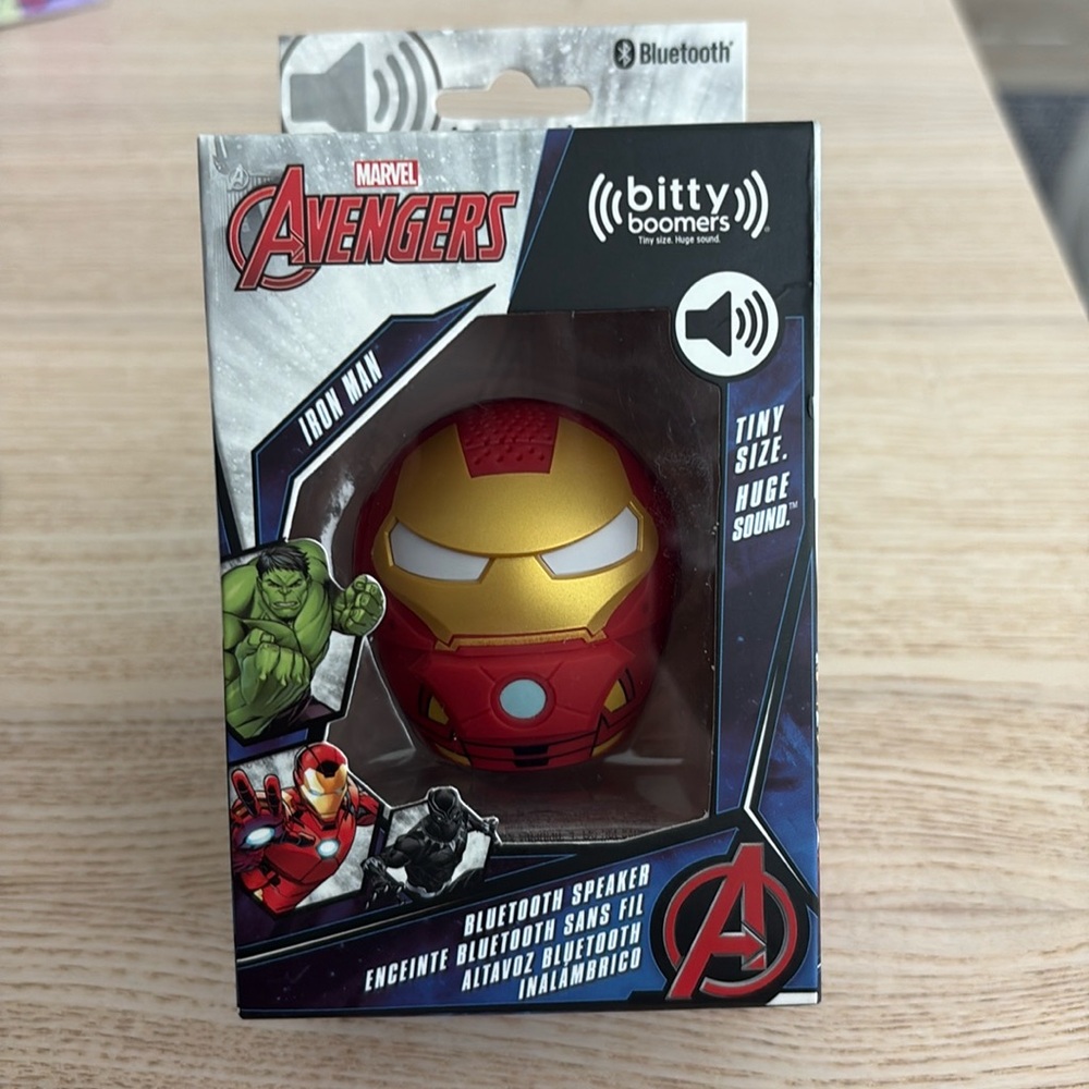 MARVEL Avengers Iron Man Bitty Boomers Bluetooth Speaker